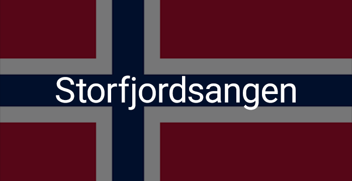 Offisiell norsk Storfjordsang: &laquo;Storfjordsangen&raquo;